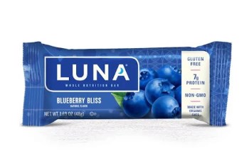 Luna Mash Ups Lemon Zest Blueberry; 1.69 Ounces; 15 Per Box; 16 Per Case