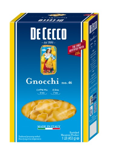 De Cecco No. 46 Gnocchi; 1 Pounds; 12 Per Case