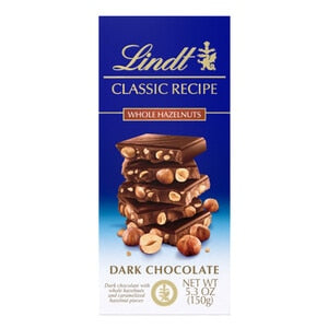 Lindt & Sprungli (Usa) Inc Classic Recipe Dark Whole Hazelnut Bar; 5.3 Ounces; 14 Per Box; 6 Per Case