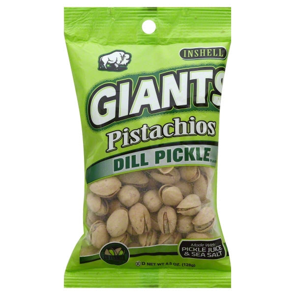 Giant Snack Inc Giants Pistachios Dill Pickle; 4.5 Ounces; 8 Per Case