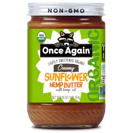 Once Again Nut Butter Organic Sunflower With Hemp Oil; 16 Ounces; 6 Per Case - High Mart Wholesale