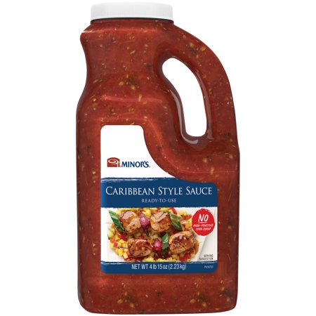 Minor's Caribbean Style Sauce Ready-To-Use; 0.5 Gallon; 4 Per Case - High Mart Wholesale