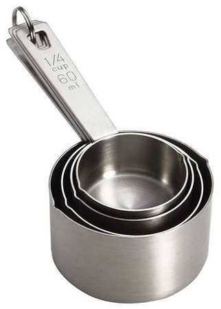 Tablecraft Premium Measuring Cup Set; 1 Set; 12 Per Case - High Mart Wholesale