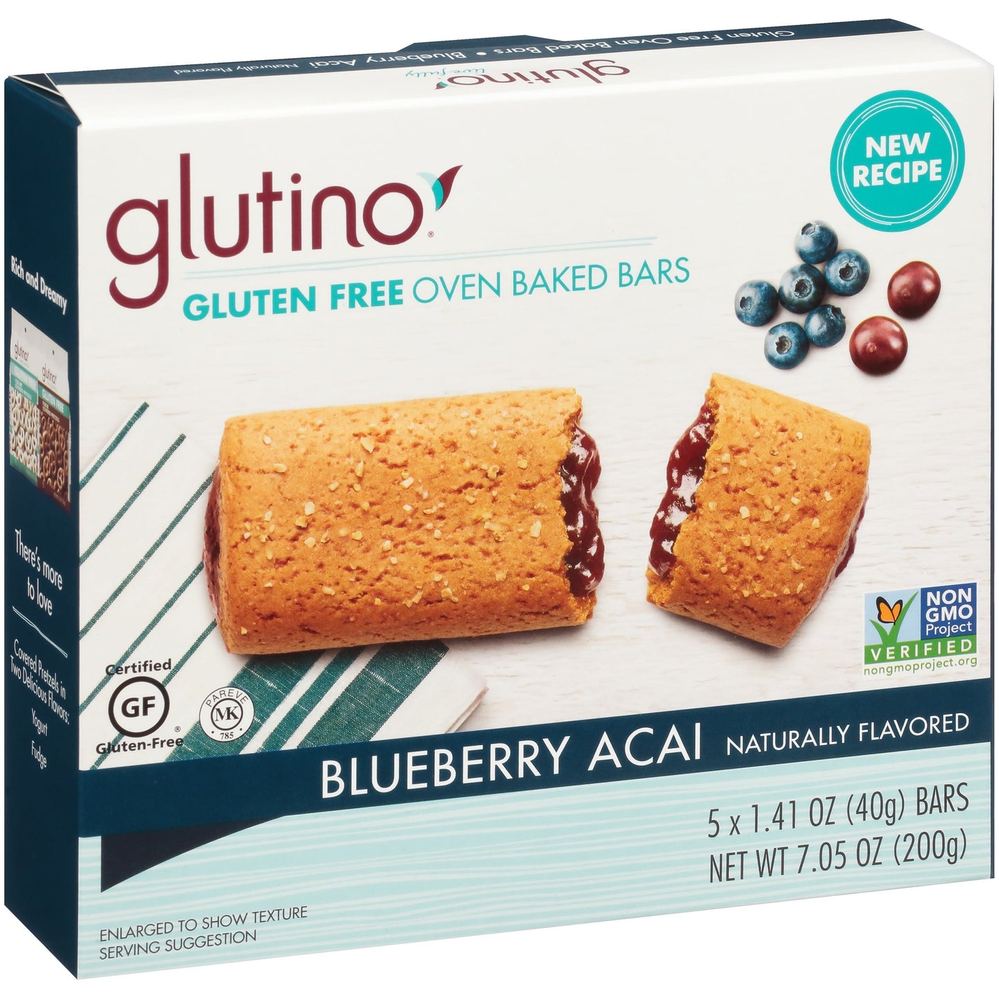 Glutino Gluten Free Blueberry Acai Oven Baked Bar; 7.05 Ounces; 12 Per Case - High Mart Wholesale