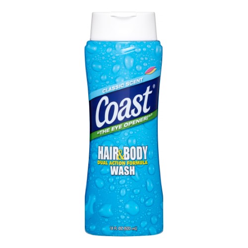 Coast Body Wash Classic; 18 Fluid Ounces; 6 Per Case