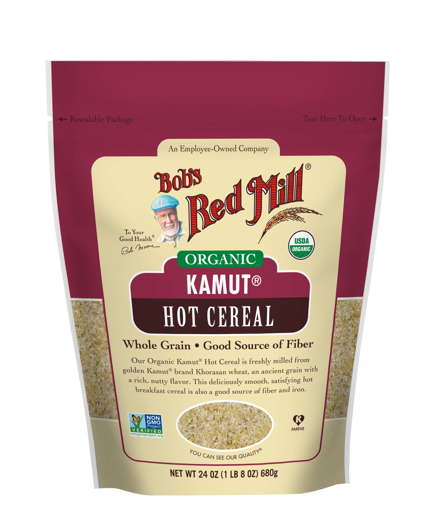 Bob's Red Mill Natural Foods Inc Kamut Grain Organic; 24 Ounces; 4 Per Case