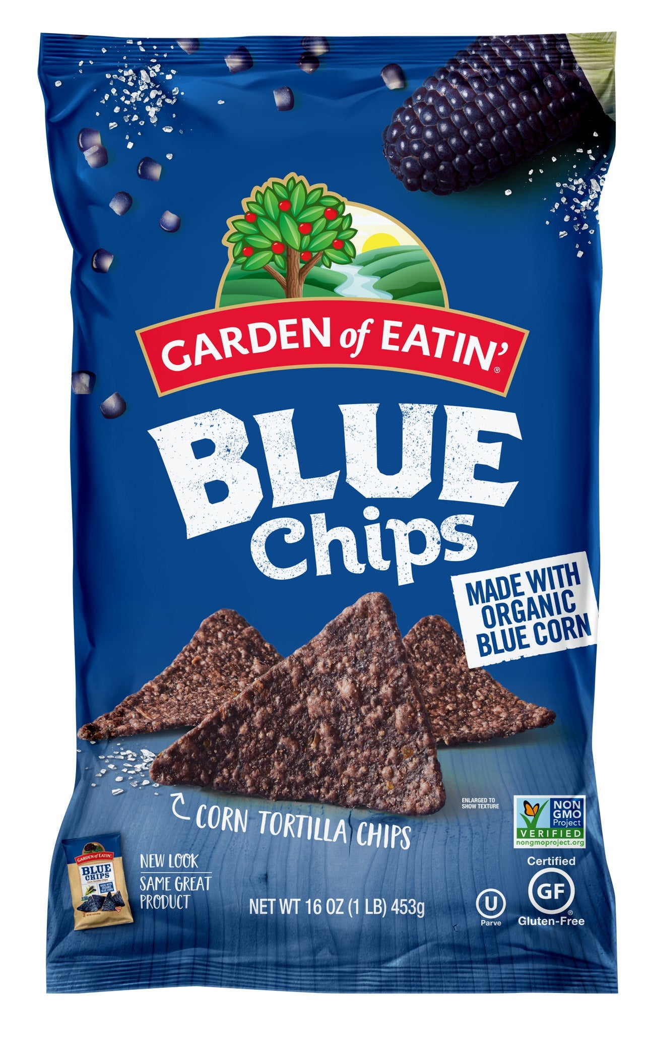 Garden Of Eatin' Blue Chips Party Size; 16 Ounces; 12 Per Case