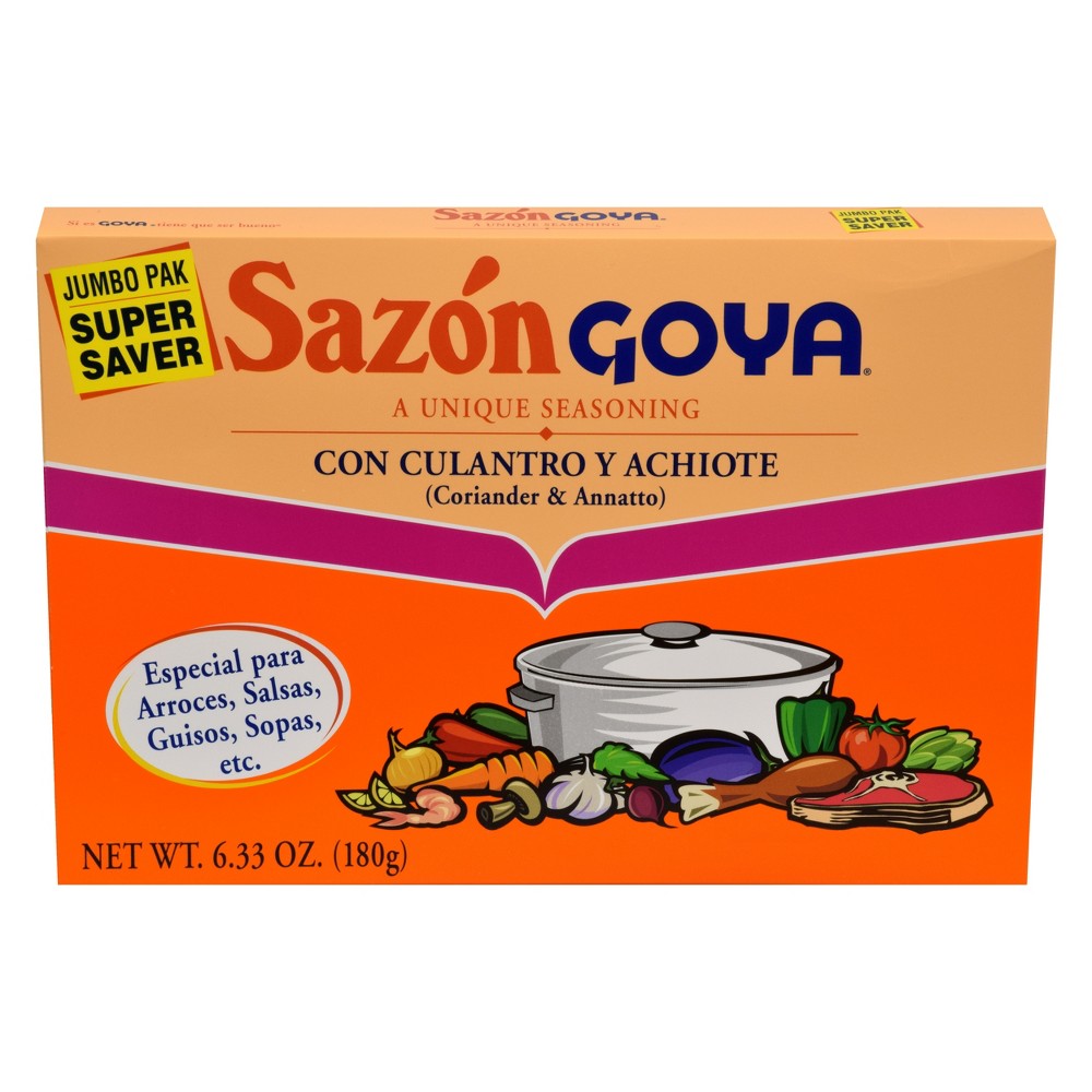 Goya Jumbo Sazon Cilantro; 6.33 Ounces; 15 Per Case