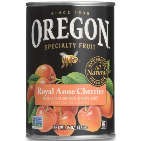 Oregon Fruit Product Light Sweet Cherries; 15 Ounces; 8 Per Case - High Mart Wholesale