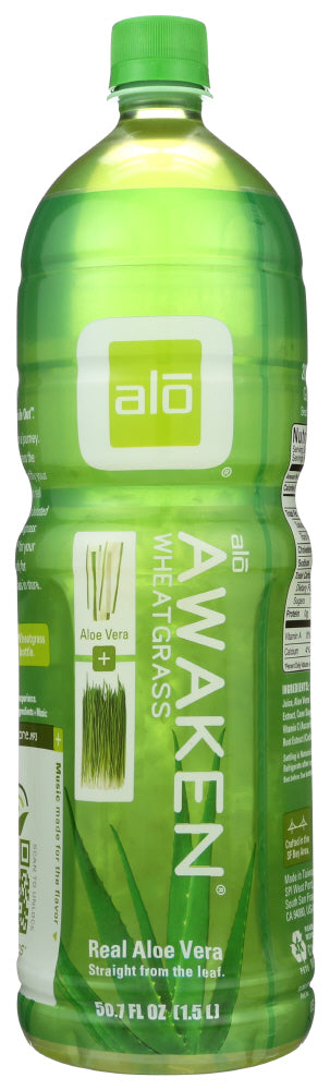 Alo Drink Awaken Aloe & Wheatgrass; 50.7 Fluid Ounces; 6 Per Case - High Mart Wholesale