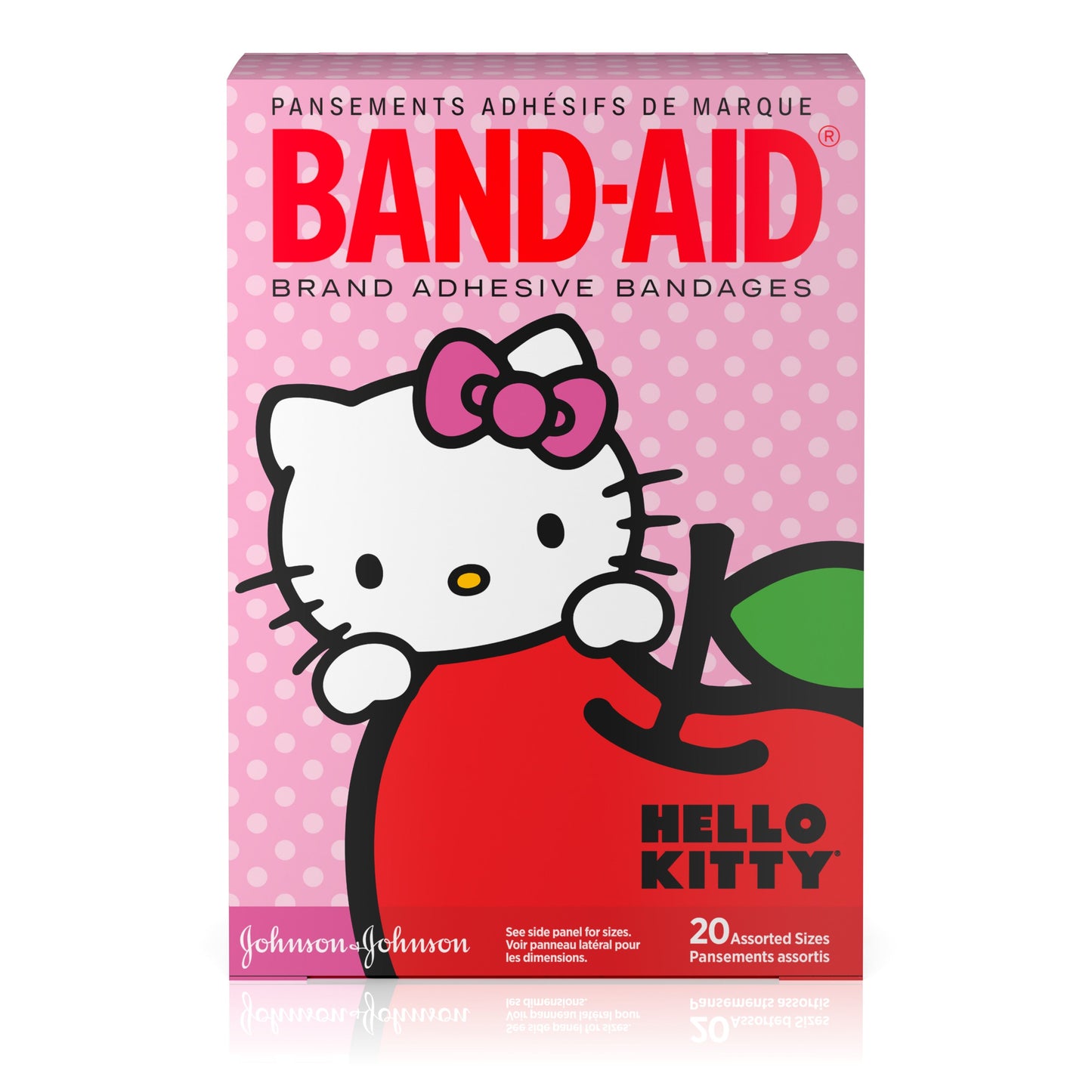 Band Aid Hello Kitty Assorted Sizes Bandage; 20 Count; 6 Per Box; 4 Per Case