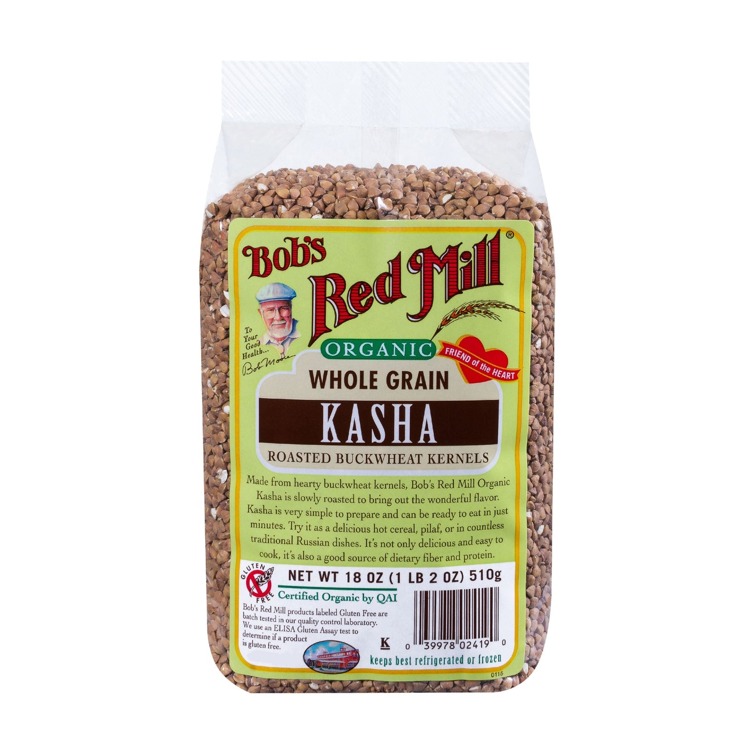 Bob's Red Mill Natural Foods Inc Kasha Organic R707153; 18 Ounces; 4 Per Case