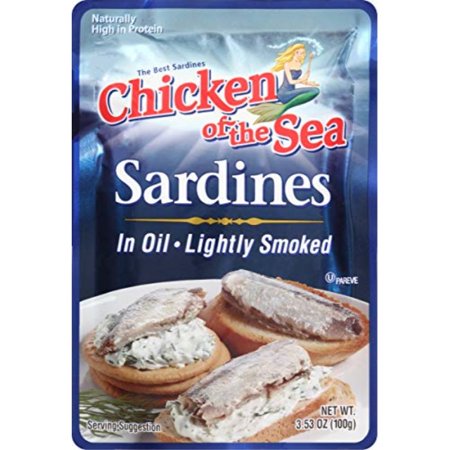 Chicken Of The Sea Sardines Oil Pouch; 3.53 Ounces; 36 Per Case - High Mart Wholesale
