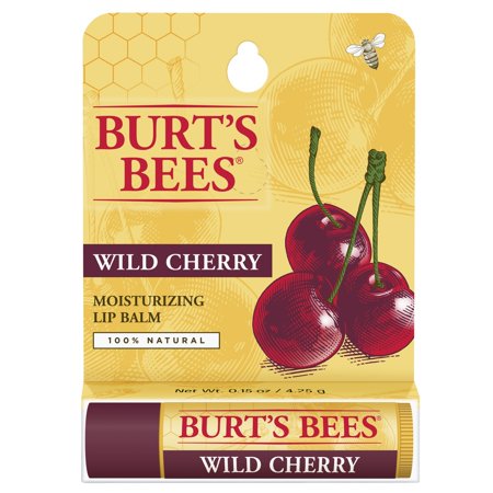 Burt's Bees Lip Balm Wild Cherry Blister; 0.15 Ounces; 6 Per Box; 8 Per Case - High Mart Wholesale