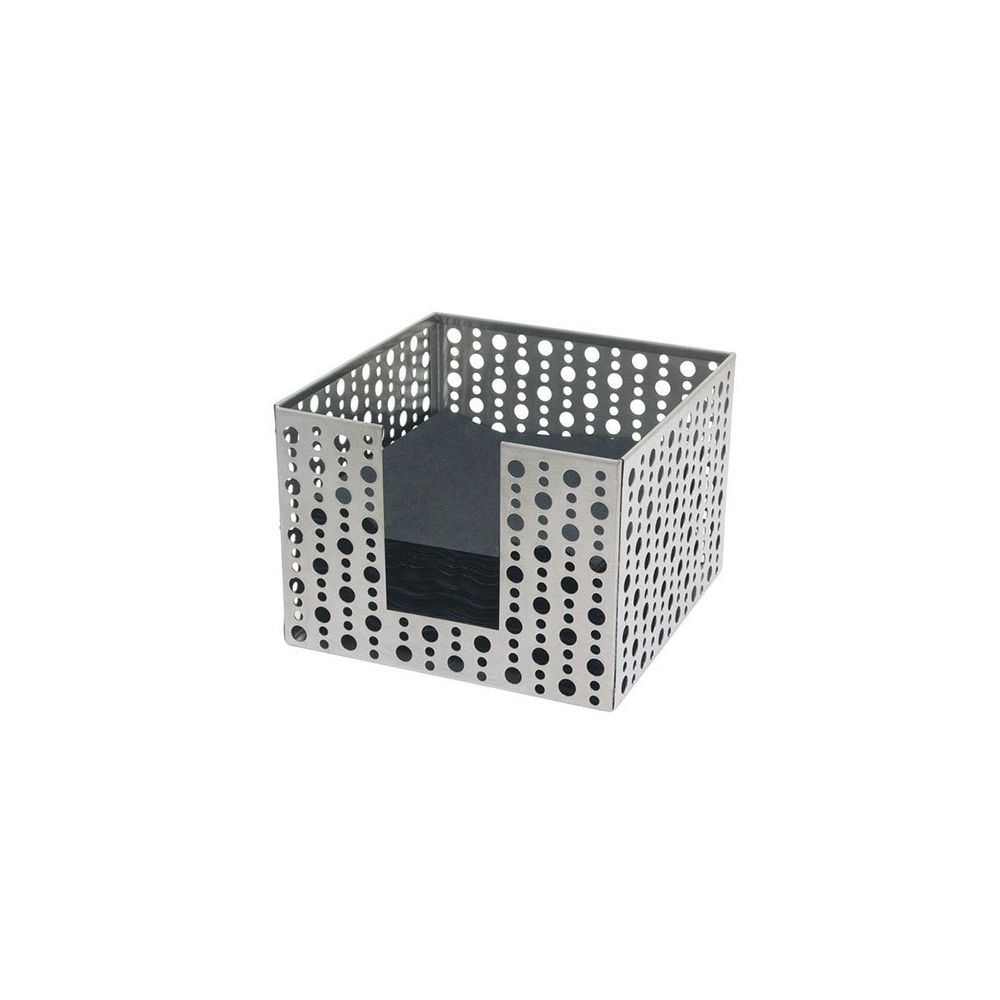 Front Of The House- Foh Stainless Steel Napkin Holder Dotted; 4 Each; 1 Per Case - High Mart Wholesale