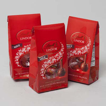 Lindt & Sprungli Lindor Milk Bag; 0.8 Ounces; 24 Per Case