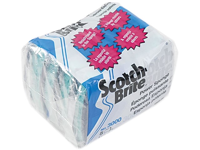 Scotch Brite Scotch Brite Power Sponge; 1 Count; 12 Per Case - High Mart Wholesale