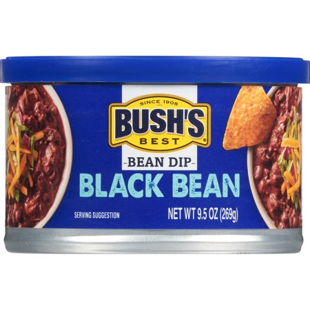 Bush's Best Bean Dip Black Bean; 9.5 Ounces; 12 Per Case