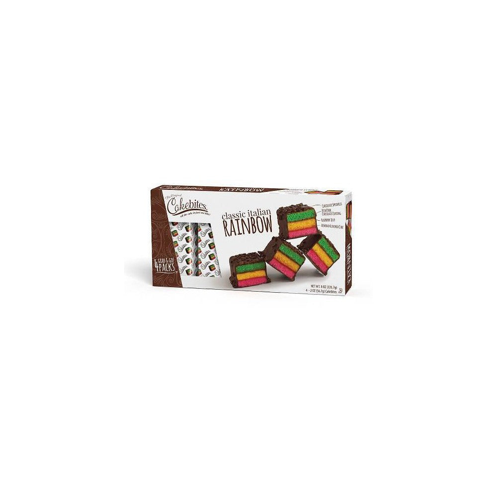 Cookies United The Original Cakebites Family Pack Classic Italian Rainbow; 8 Ounces; 12 Per Case