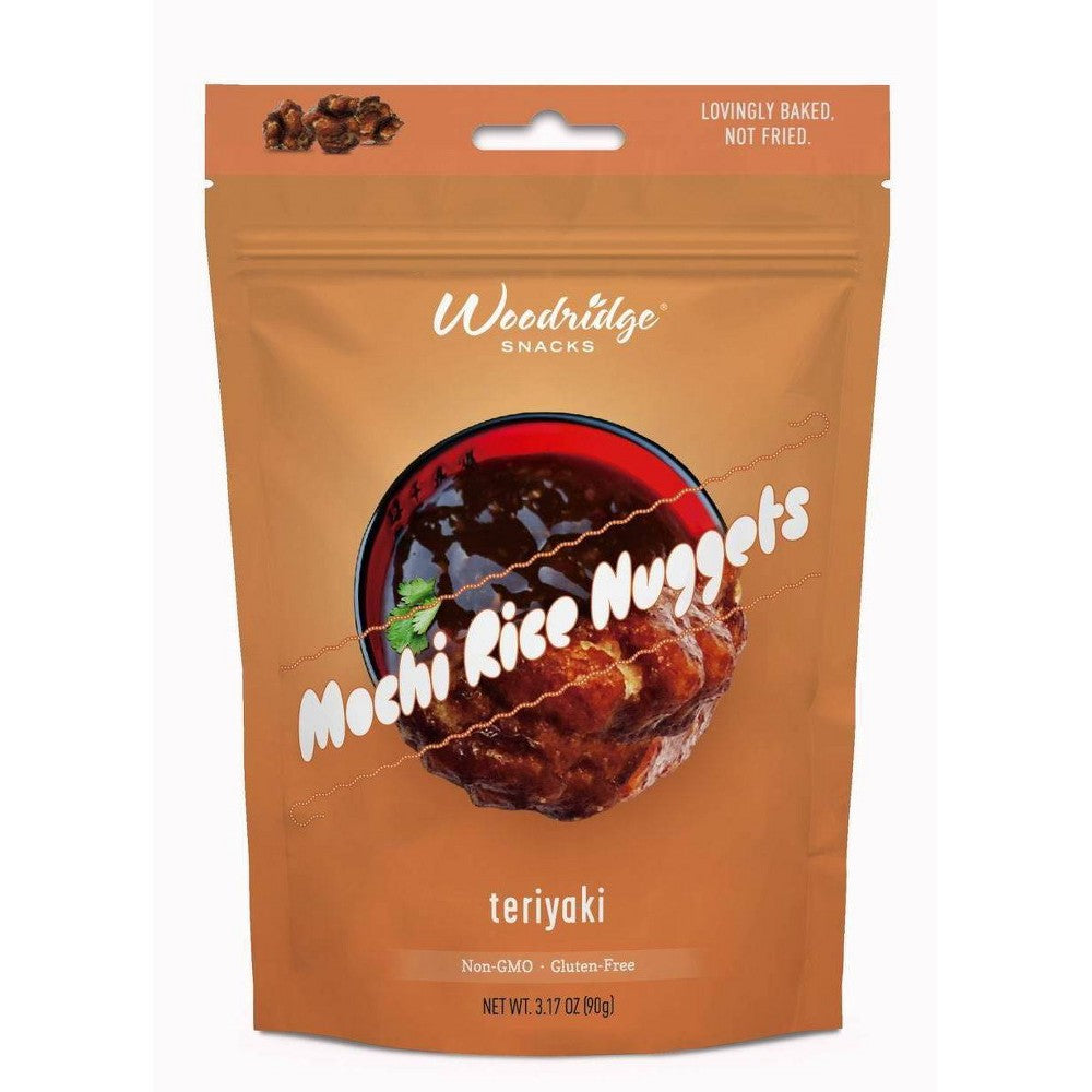 Woodridge Snacks Mochi Rice Nugget Teriyaki; 3.17 Ounces; 12 Per Case - High Mart Wholesale