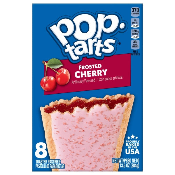 Kellogg's Pop-Tarts Frosted Cherry; 13.5 Ounces; 12 Per Case