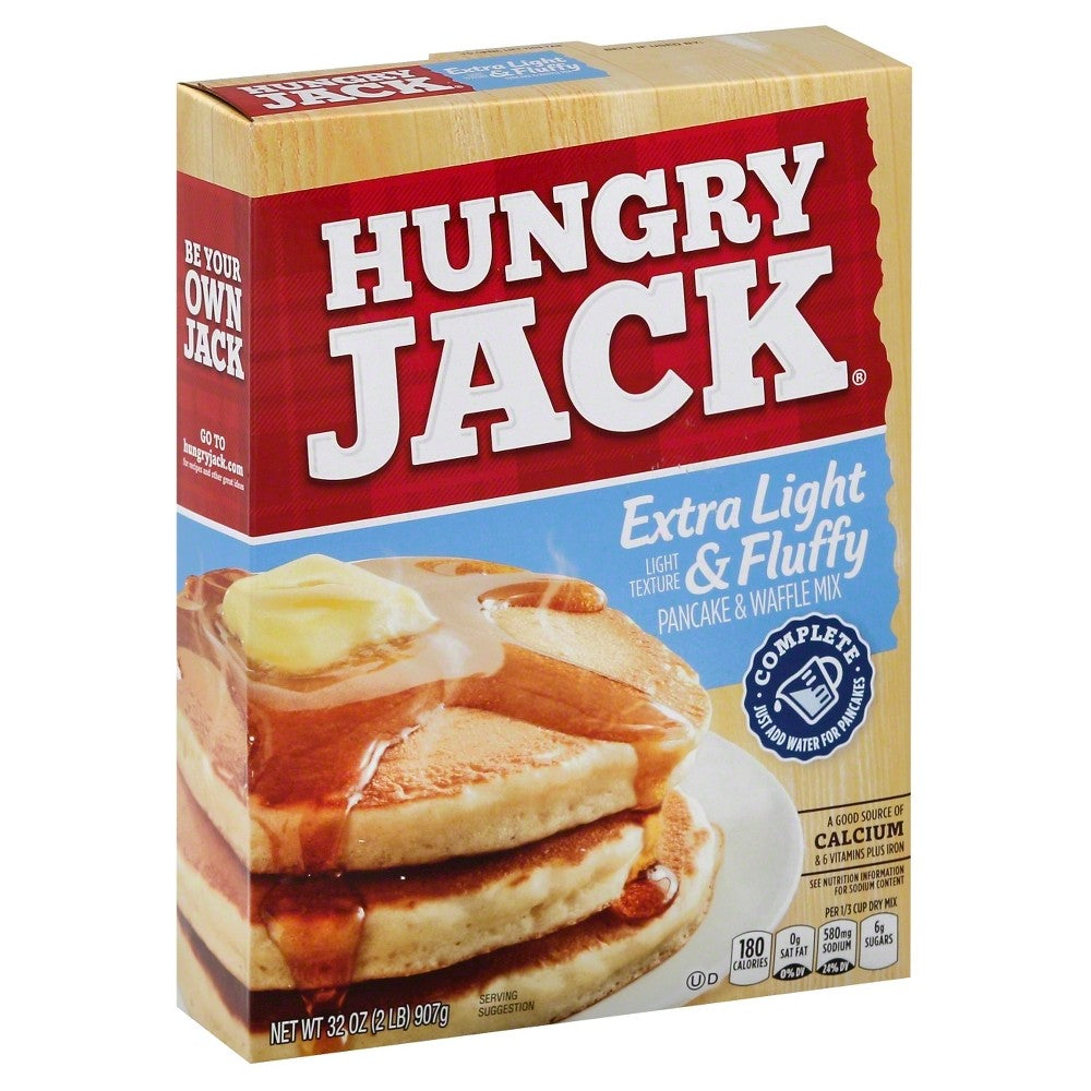 Hungry Jack 32 Ounce Extra Light Pancake Complete; 32 Ounces; 6 Per Case