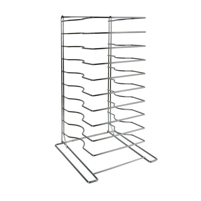 American Metalcraft 10 Tiered Pizza Rack Chrome Plated; 1 Each - High Mart Wholesale