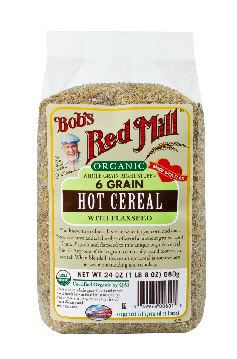 Bob's Red Mill Natural Foods Inc Organic 6Grn Hot Cereal; 24 Ounces; 4 Per Case