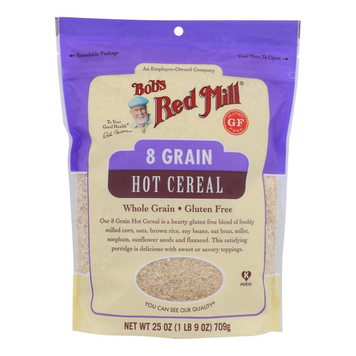 Bob's Red Mill Natural Foods Inc Gluten Free 8Grn Cereal; 25 Ounces; 4 Per Case