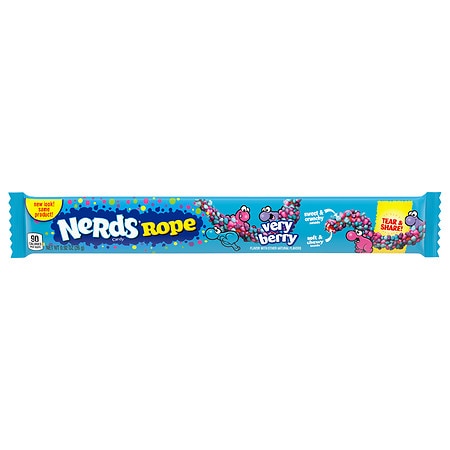 Nerds Very Berry Rope; 0.92 Ounces; 24 Per Box; 12 Per Case - High Mart Wholesale