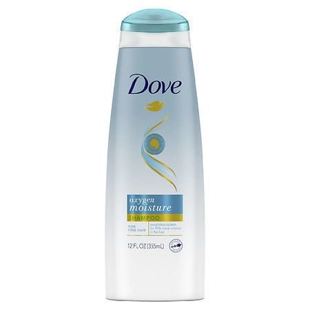 Dove Shampoo Oxygen Moisture; 12 Fluid Ounces; 6 Per Case