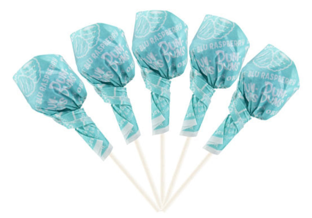 Dum Dums Pops Color Party Light Blue Blue Raspberry; 12.8 Ounces; 4 Per Case