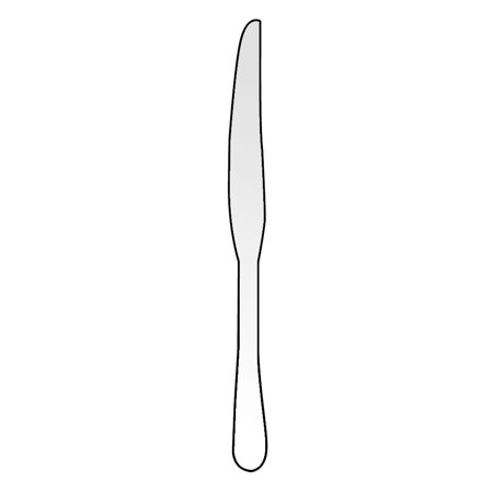 World Tableware Mcintoshâ® Solid Handle Serrated Blade Dinner Knife 8 7/8"; 12 Each - High Mart Wholesale