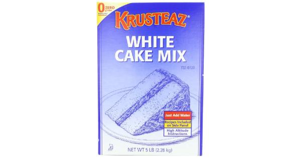 Krusteaz Professional White Cake Mix; 5 Pounds; 6 Per Case - High Mart Wholesale