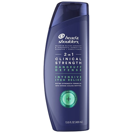 Head & Shoulders 2 In 1 Clinical Strength Itchy Scalp Care Antidandruff; 13.5 Fluid Ounces; 6 Per Case