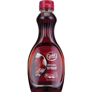 Home Brand 2% Maple Flavored Syrup Bottle; 12 Ounce; 12 Per Case - High Mart Wholesale
