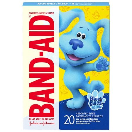 Band Aid Blues Cluster & You; 20 Count; 6 Per Box; 4 Per Case - High Mart Wholesale