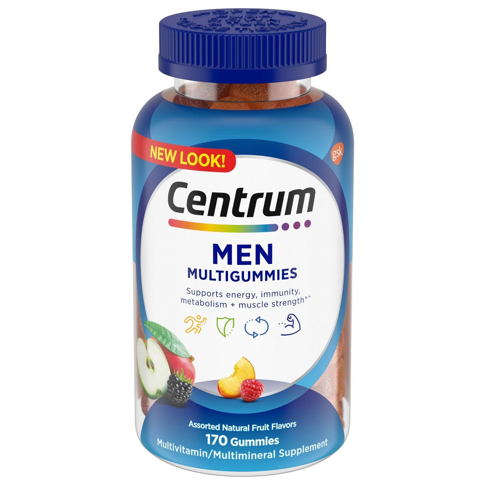 Centrum Gummies Men Gummy; 170 Each; 3 Per Box; 4 Per Case