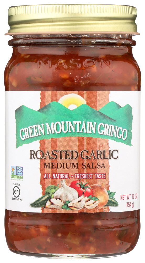 Green Mountain Salsa Roasted Garlic; 1 Each; 12 Per Case - High Mart Wholesale
