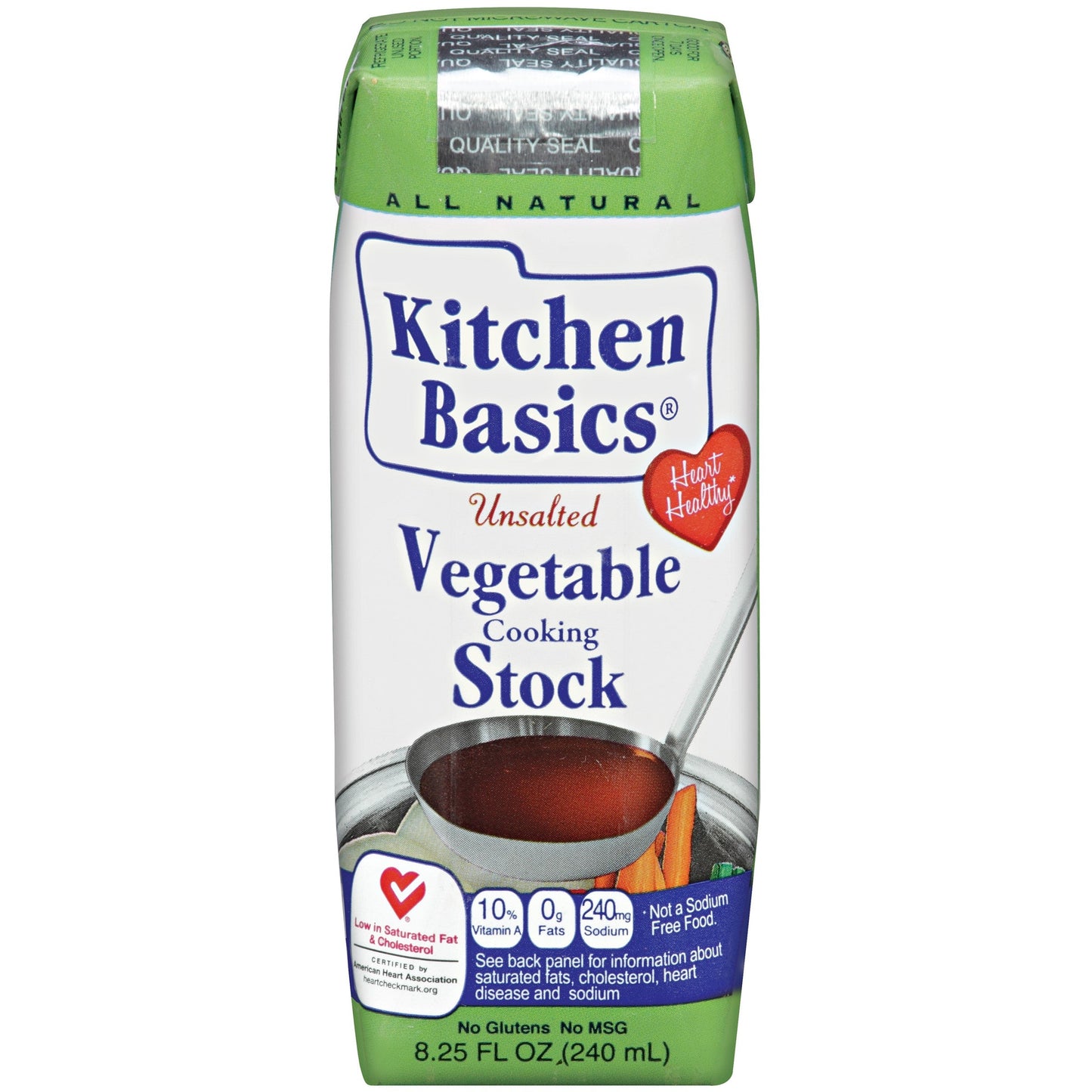 Kitchen Basics Vegetable Stock No Salt; 8.25 Fluid Ounces; 12 Per Case - High Mart Wholesale