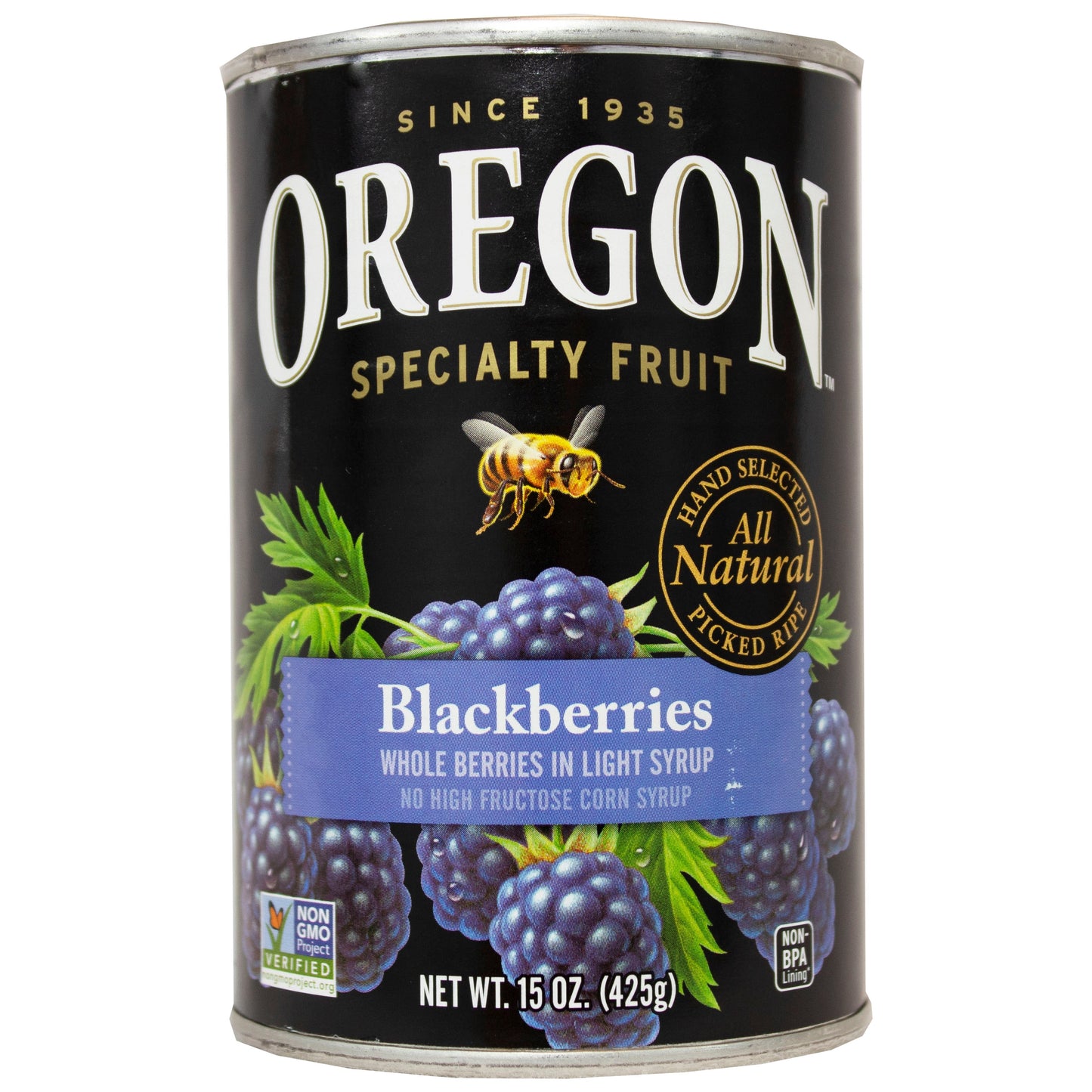 Oregon Specialty Fruit Blackberry; 15 Ounce; 8 Per Case - High Mart Wholesale
