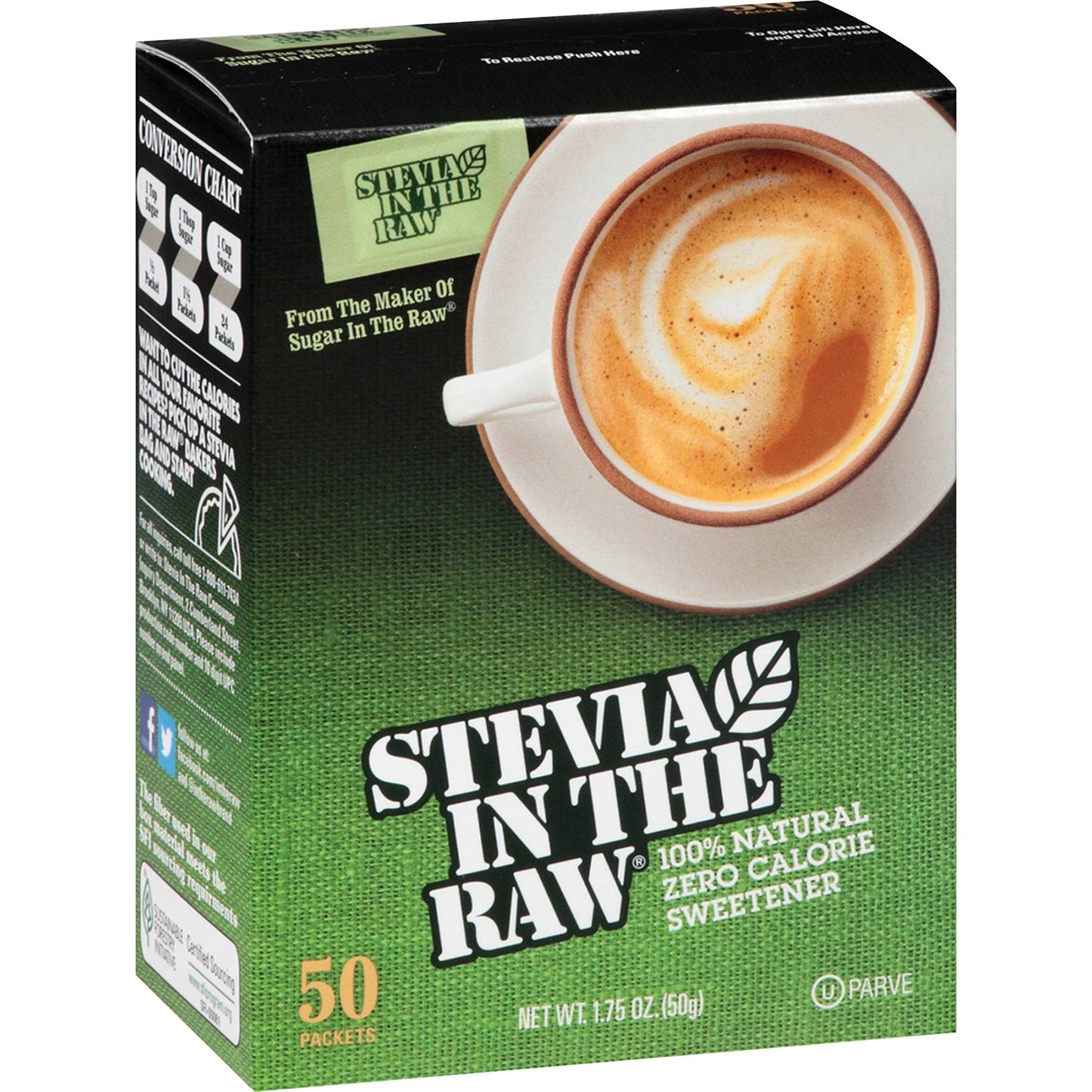 Stevia In The Raw Stevia Extract In The Raw 1 Gram; 50 Count; 12 Per Case - High Mart Wholesale