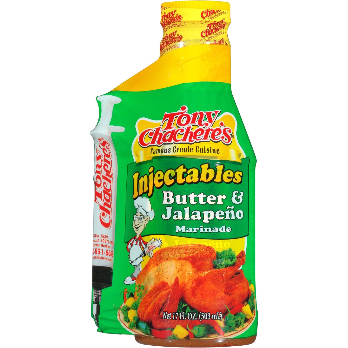 Tony Chachere's Creole Foods Creole Jalapeno Injector Mrdn; 17 Ounces; 6 Per Case - High Mart Wholesale