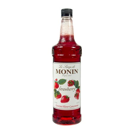 Monin Kosher Strawberry; 1 Liter; 4 Per Case - High Mart Wholesale