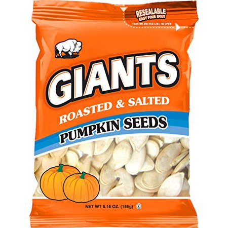 Giant Snack Inc Giants Pumpkin Seeds Roasted & Salted; 5.15 Ounces; 12 Per Case