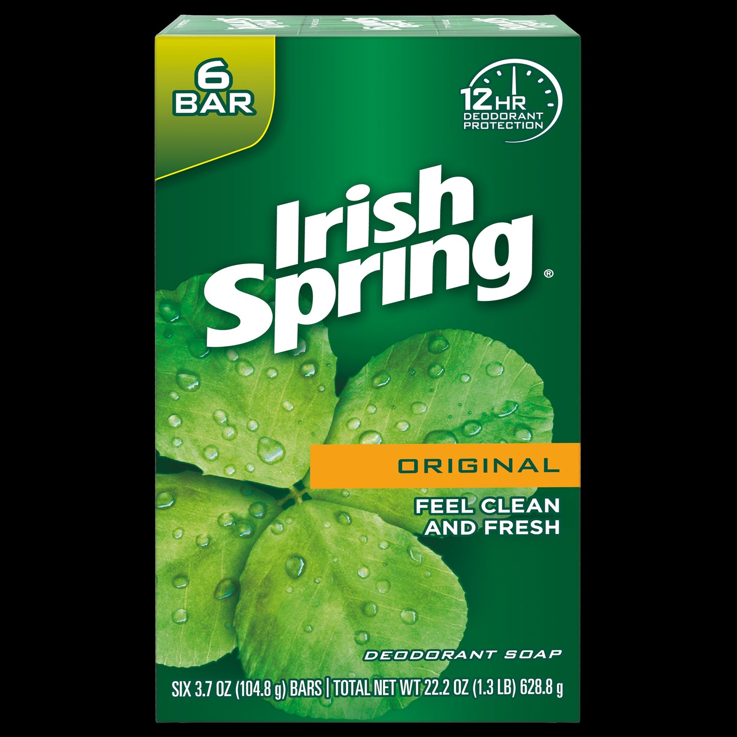 Irish Spring Bar Soap Original 6 Bar; 22.5 Ounces; 12 Per Case