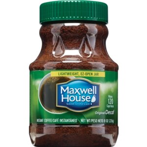 Maxwell House Instant Coffee Decaffeinated; 8 Ounces; 6 Per Case - High Mart Wholesale