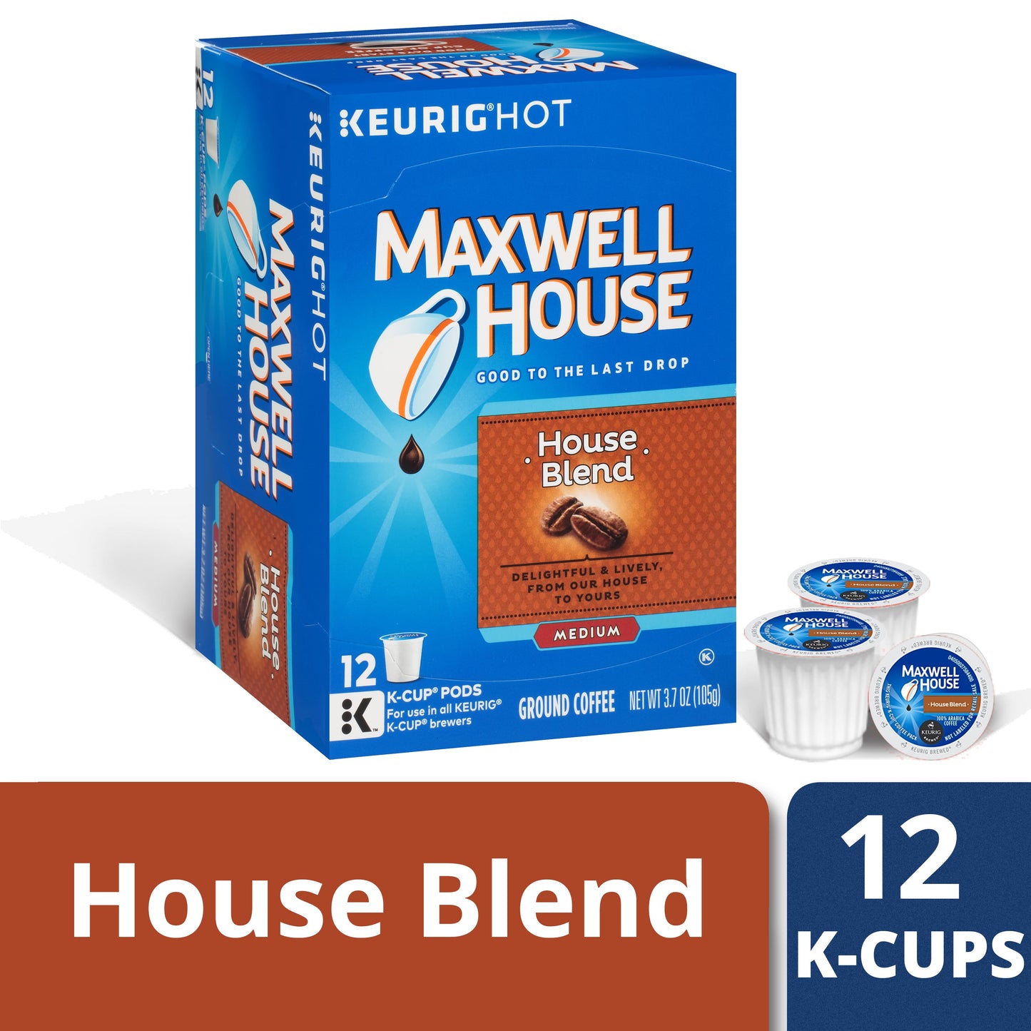Maxwell House Maxwell House Coffee House Blend; 3.7 Ounces; 6 Per Case - High Mart Wholesale