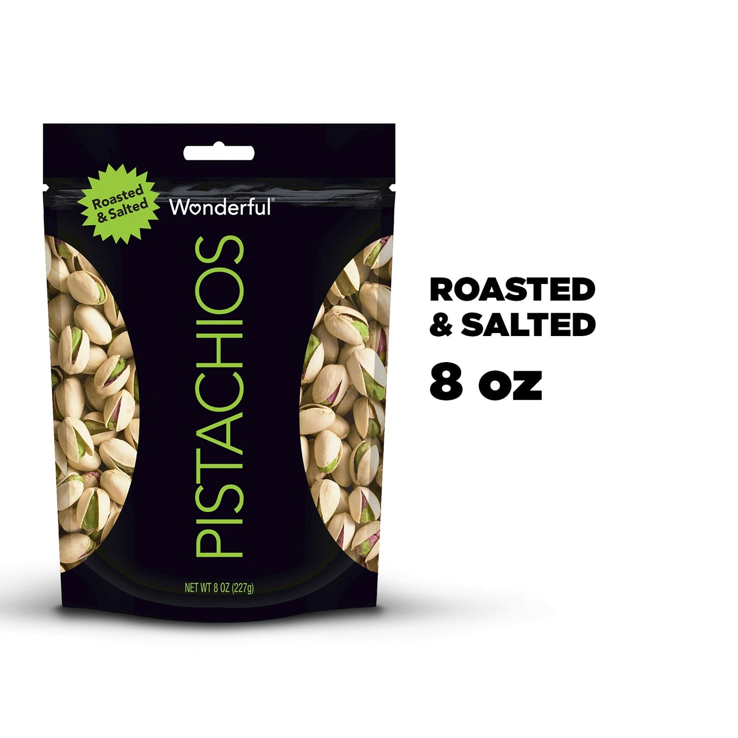 Wonderful Pistachios Pistachio Roasted & Salted; 8 Ounces; 10 Per Case