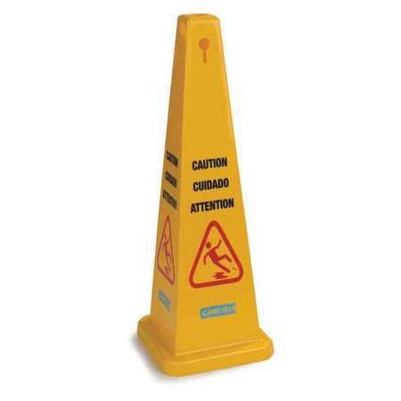 Carlisle Foodservice Caution Barrier Cone; 3 Each; 1 Per Case